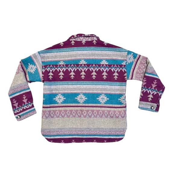Boho Style Aztec Patterned Shacket - Picture 6 of 6